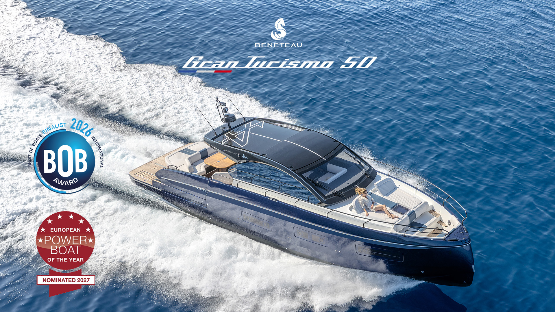 Beneteau Gran Turismo 50 Has Been Nominated for the European Powerboat of the Year Award and Best of Boats (BOB)