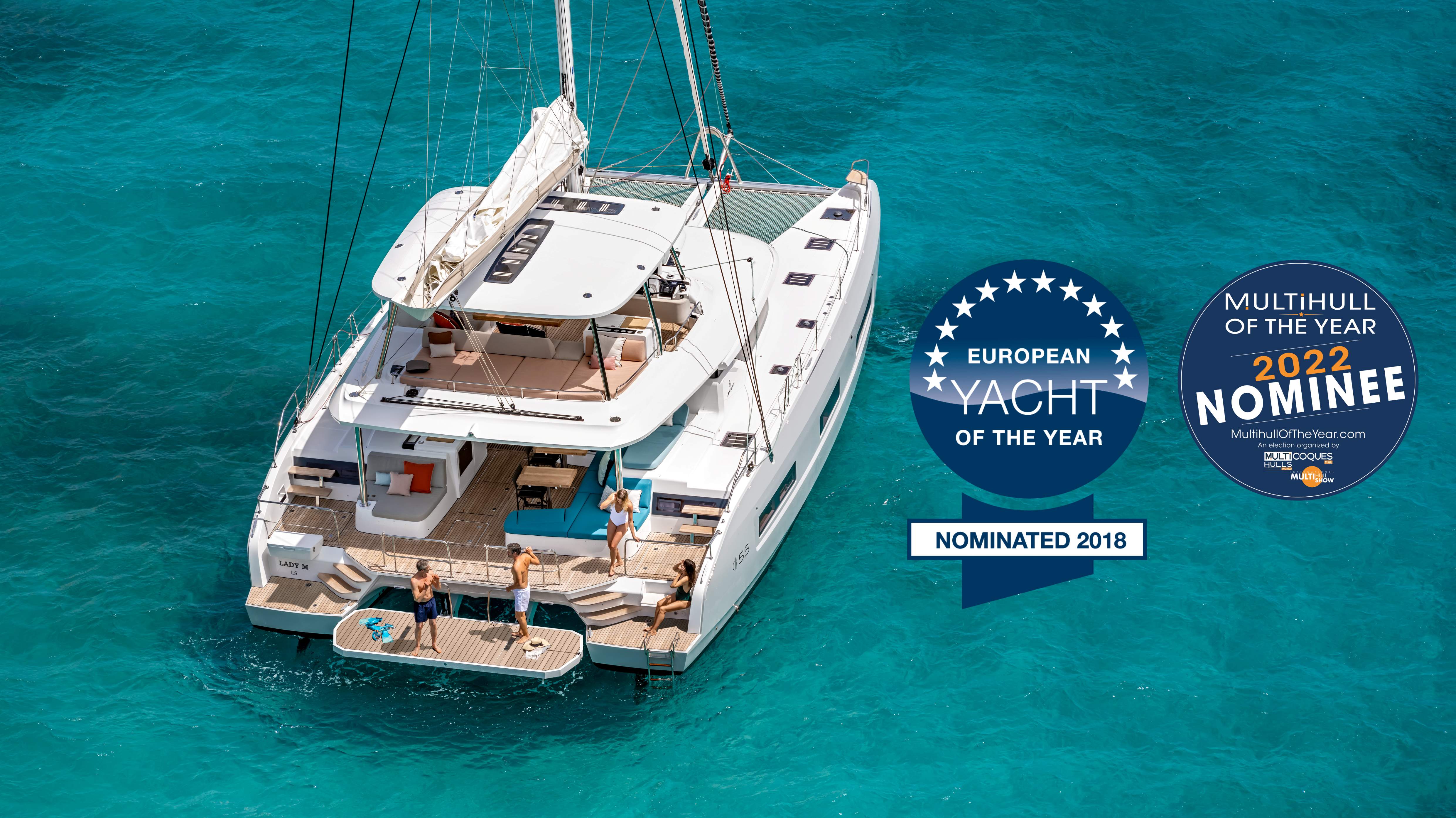 Lagoon 55 nominated for two prestigious awards