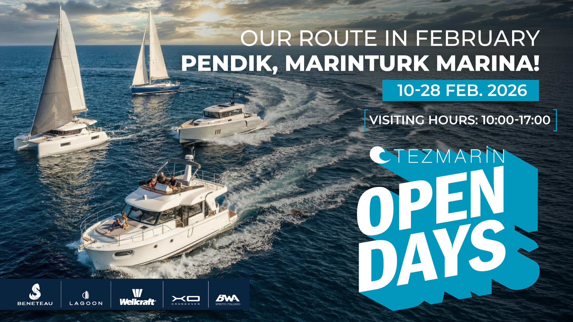 Tezmarin Open Days | 10-28 Feb. 2026, MarinTurk Marina