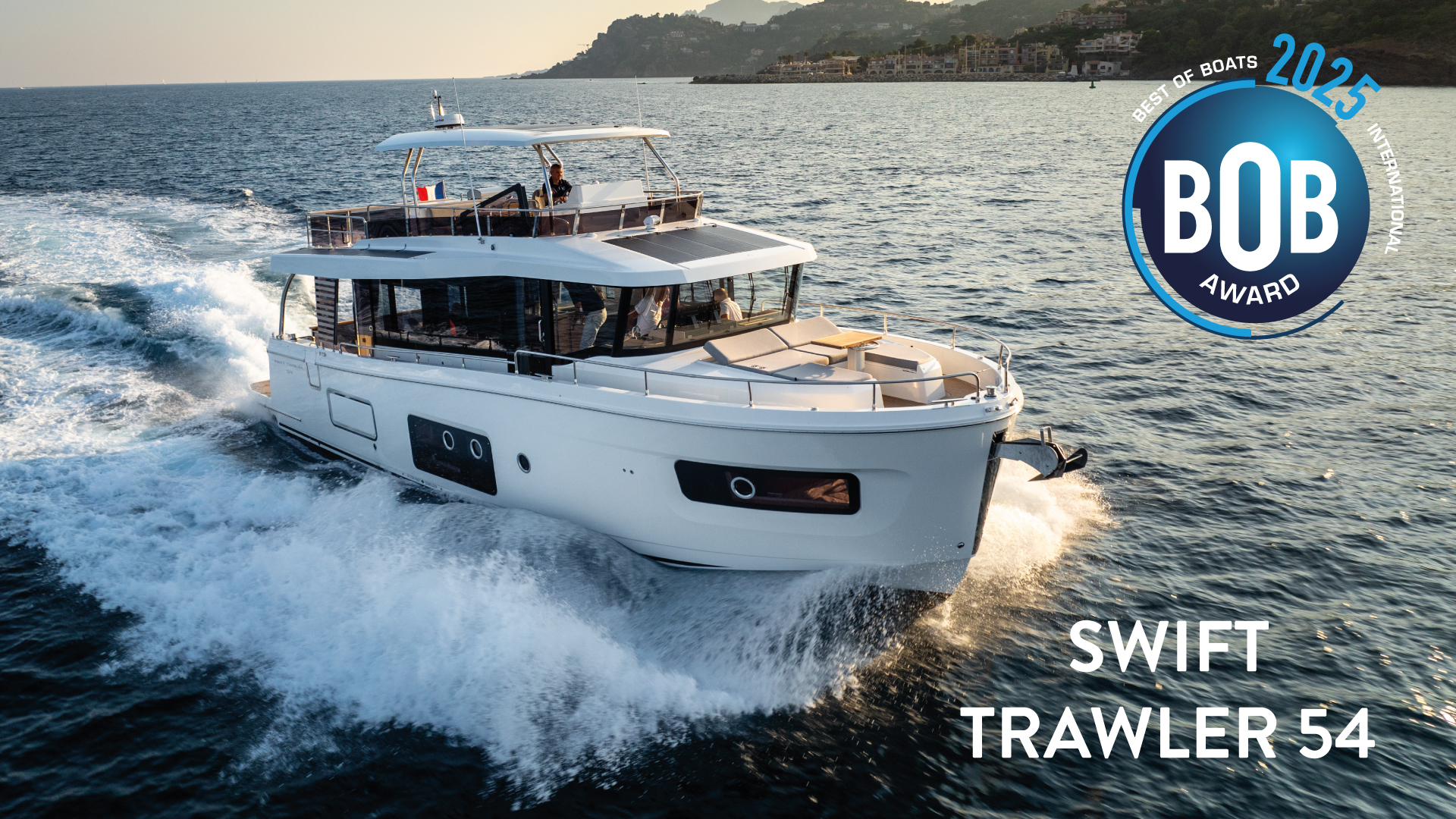 Swift Trawler 54 was selected as a finalist in the Best Big Boats category in the Best of Boats awards.