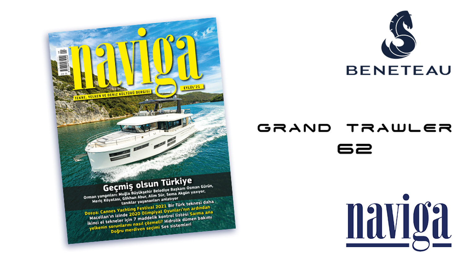 Grand Trawler 62 - Naviga, September 2021