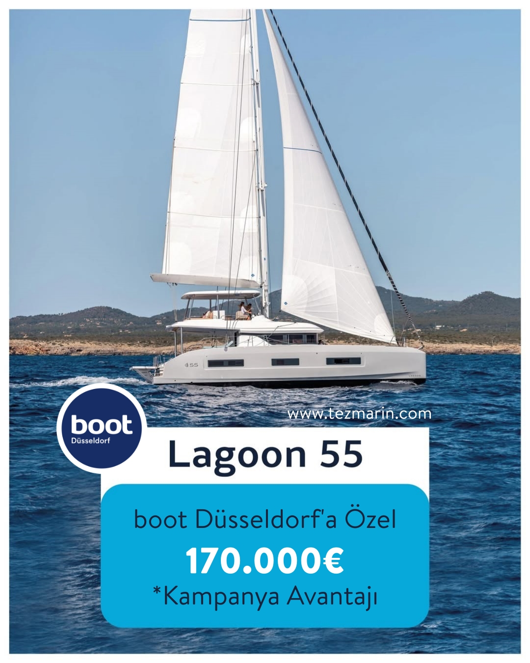 LAGOON 55 - 2026 DÜSSELDORF FUAR KAMPANYASI