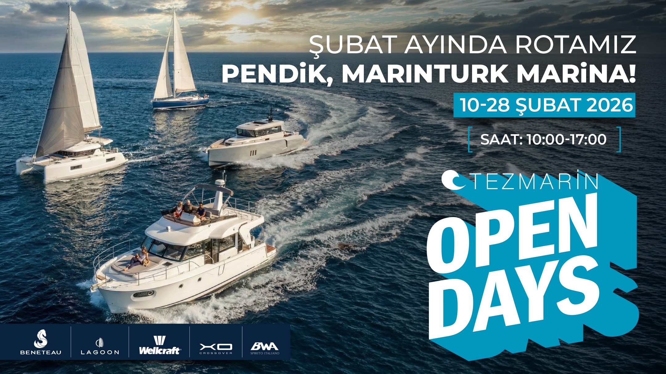 Tezmarin Open Days 2026, MarinTurk Marina Pendik'te!