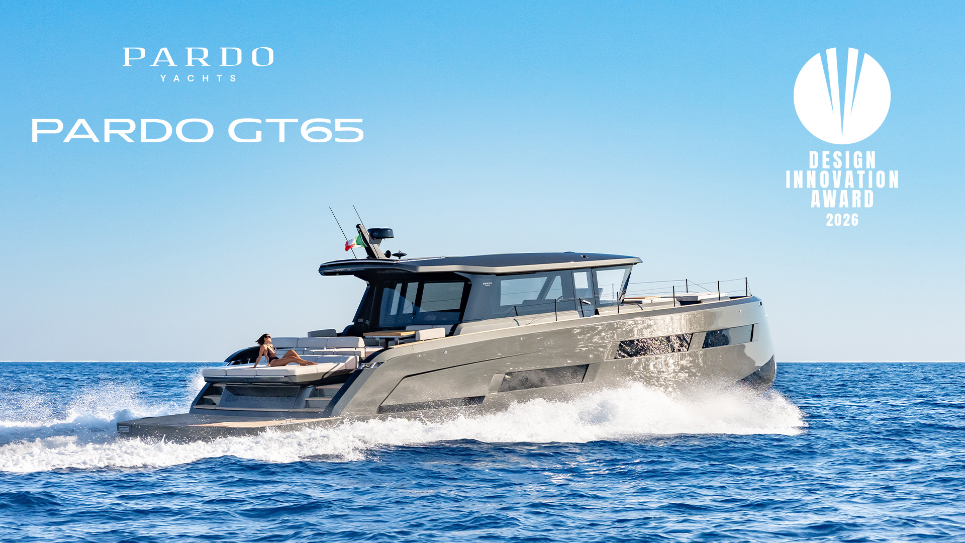 The New Pardo GT65, winner of the Design Innovation Award 2026